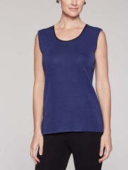Mazarine Tank with Black Trim Color Mazarine/Black
