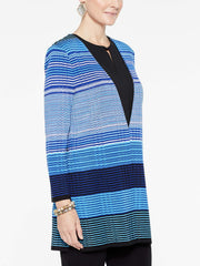 Bright Stripe Jacket Color China Blue/Blue Flame/White