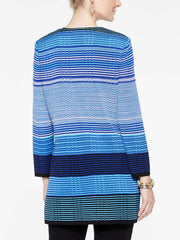 Bright Stripe Jacket Color China Blue/Blue Flame/White