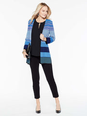 Bright Stripe Jacket Color China Blue/Blue Flame/White