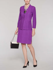 Diagonal Texture Dress