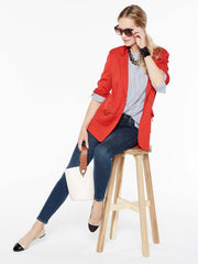 Patch Pocket Jacket Color Tangier Orange
