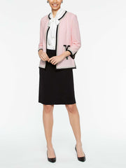 Crochet V-Pocket Jacket
