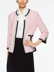 Crochet V-Pocket Jacket