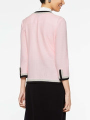 Crochet V-Pocket Jacket