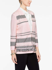 Multi Stitch Fringe Jacket