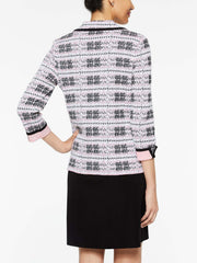 Contrast Soft Plaid Jacket