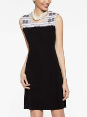 Soft Plaid Yoke Dress