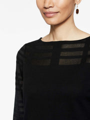 Sheer Top Knit Tunic