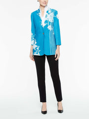 Floral Lines Jacquard Jacket