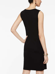 Grommet Panel Sheath Dress
