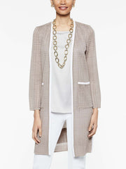 Sheer Beed Trim Duster
