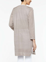Sheer Beed Trim Duster