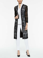 Lace and Knit Duster