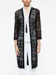 Lace and Knit Duster