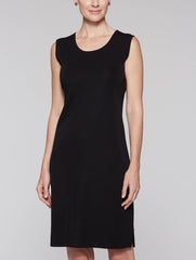 Black Sleeveless Sheath Dress