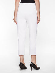White Lined Ankle Pant