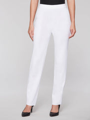 White Straight Leg Pant
