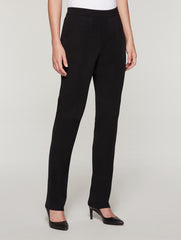 Black Low Rise Straight Leg Pant