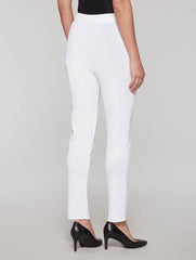 White Slim Leg Pant