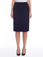 Navy 25" Straight Skirt