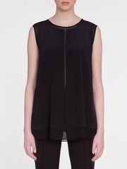 Sheer Inset Tank Top