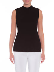 Mock Neck Knit Tank Top