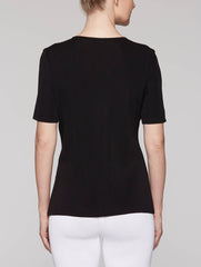 Black Short Sleeve Tunic