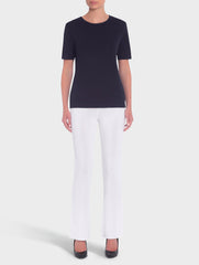 Navy 25" Short Sleeve Tunic