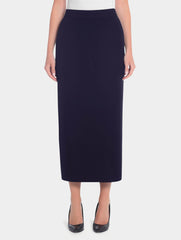 Navy 36" Straight Skirt