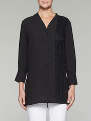 Lace Overlay Blouse