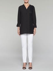 Lace Overlay Blouse