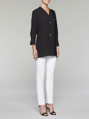 Lace Overlay Blouse