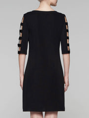 Ladder Sleeve Dress