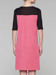 Sheer Yoke Dress