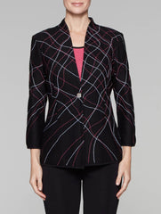 Azalea Embroidered Lines Jacket
