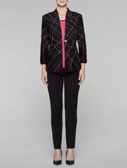 Azalea Embroidered Lines Jacket