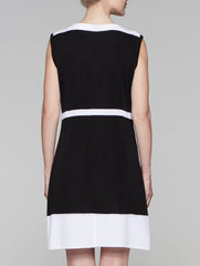 Color Block Zip Dress