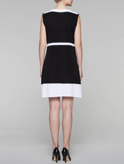 Color Block Zip Dress