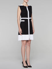 Color Block Zip Dress