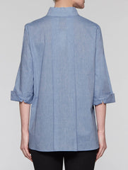 Denim Linen Blend Tunic