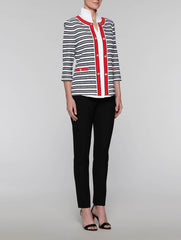 Contrast Trim Jacket