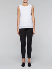 White 27" Lined Textured Tank