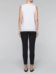 White 27" Lined Textured Tank
