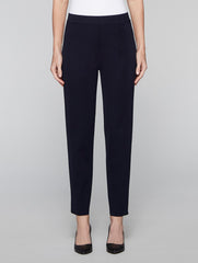 Petite Navy 37" Straight Leg Pant
