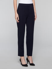Petite Navy 37" Straight Leg Pant