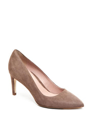 Taryn Rose Gabriela Taupe Suede Pump