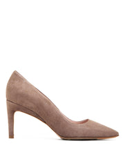 Taryn Rose Gabriela Taupe Suede Pump