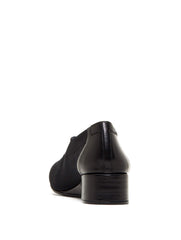 Taryn Rose Celeste Black Stretch Knit Wedge