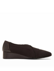 Taryn Rose Celeste Espresso Stretch Knit Wedge